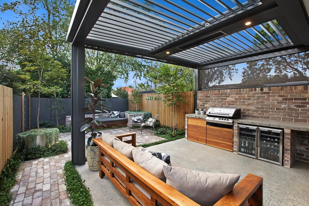 louvered pergola perth